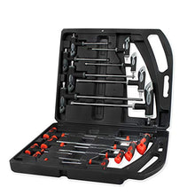Load image into Gallery viewer, B Bochamtec 16 PCS Hey Key Set and Allen Wrench Set T Handle Allen Wrench Set Hex Ball End with Case