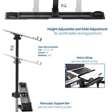 Load image into Gallery viewer, VIVO Universal Laptop Treadmill Desk, Adjustable Ergonomic Notebook Mount Stand for Treadmills (Stand-TDML1)