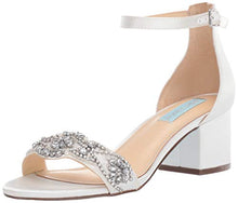 Load image into Gallery viewer, Blue by Betsey Johnson Women's SB-Mel Heeled Sandal, Ivory, 10 M US