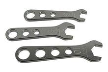Load image into Gallery viewer, ICT Billet 3 Piece Billet Aluminum Wrench Set 6 8 10 an Fittings Thread Lightweight Ergonomic Compact Handle Designed & Manufactured in The USA 551470