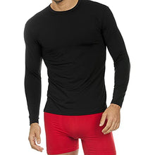 Load image into Gallery viewer, Thermajohn Thermal Shirts for Men Long Sleeve Thermal Compression Shirts for Men Base Layer Cold Weather (Black, 2X-Large)