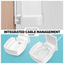 Load image into Gallery viewer, Screwless Wall Mount for Linksys Velop Home WiFi Mesh Holder, No Tools Required, Easy to Install, No Mess, Strong VHB Adheasive Mount, White by Brainwavz