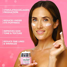 Load image into Gallery viewer, Collagen Cream For Face with Retinol - Anti Aging Face Moisturizer - Day & Night Wrinkle Cream - Hyaluronic Acid & Vitamin A+E - Natural Firming Cream for Women and Men - Hydrating Lotion for Fine Lines - 1.7 oz