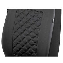 Load image into Gallery viewer, FREMONT AUTO Car Seat Covers Universal Full Set Seat Covers 8 Pieces - Airbag Compatible, Fit for 95% Cars, Trucks, SUVs (PVC Leather) (Black)