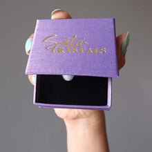 Load image into Gallery viewer, Agate Blue Lace Ring 4-10 Boutique Adjustable Metal Cool Blue Banded Gemstone Oval Crystal B02 (Gunmetal 14x10)