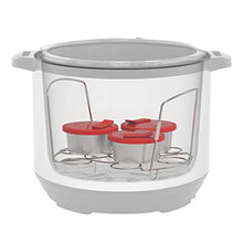 Load image into Gallery viewer, Instant Pot Official Stainless Steel Baking Cups with Silicone Lids, Set of 3, Red