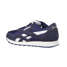 Load image into Gallery viewer, Reebok Men's Classic Nylon Sneaker, Team Navy/Platinum, 13