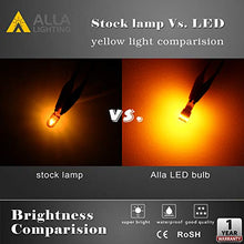 Load image into Gallery viewer, Alla Lighting Xtreme Super Bright 168 194 LED Lights Bulbs Amber Yellow T10 Wedge 3014 18-SMD 12V Car Interior Map Dome Marker Trunk Lights W5W 2825 175