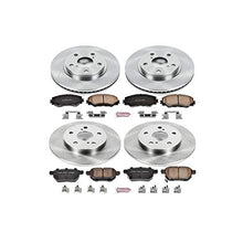 Load image into Gallery viewer, Power Stop KOE4141 Autospecialty Front and Rear Replacement Brake Kit-OE Brake Rotors & Ceramic Brake Pads