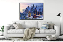 Load image into Gallery viewer, Powza Classic Oil Paintings 1000 Pieces Jigsaw Puzzle - Warm Christmas, Artwork Art Large Size Jigsaw Puzzle Toy for Educational Gift Home Decor(27.6 in x 19.7 in)
