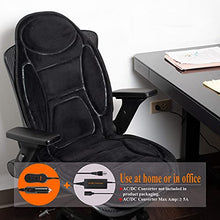 Load image into Gallery viewer, Sojoy Winter Car Seat Cushion for Driver, Warm Soft Car Seat Cover with Multi-Functional Controller for Cold Days(Black)