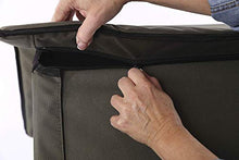 Load image into Gallery viewer, K&H Pet Products Outdoor Heated Kitty House Cat Shelter Olive Green 18 X 22 X 17 Inches