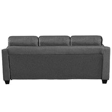 Load image into Gallery viewer, Harper & Bright Designs 3 Pieces Living Room Sets, Couch Set for Living Room with Sofa Loveseat and Armchair (Nail Trim - Grey)