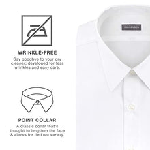 Load image into Gallery viewer, Van Heusen mens Regular Fit Poplin Solid Dress Shirt, Dark Leaf, 15.5 Neck 36 -37 Sleeve Medium US