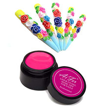 Load image into Gallery viewer, 12pcs 3D Sculpture Gel, Saviland Carving Gels Nail Polish for Decoration Patterns Nail Art Kit(White,Pink,Red,Blue,Black)