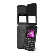 Load image into Gallery viewer, BLU Zoey Flex 3G Z170L Unlocked GSM (AT&T + T-Mobile) Dual-SIM Flip Phone w/Quick-Glance Window - Black