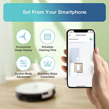 Load image into Gallery viewer, yeedi k650 Robot Vacuum, 2000Pa Wi-Fi Robotic Vacuum Cleaner with 800ML Big Dustbin and Tangle-Free Brush, Perfect for Pet Hair, Carpets, Hard Floor, Self-Charging, Compatible with Boundary Strips