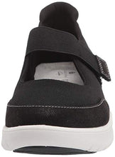 Load image into Gallery viewer, Clarks womens Adella West Sneaker, Black Textile, 9 US
