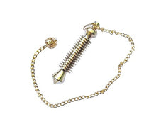 Load image into Gallery viewer, WholesaleGemShop Gold Plated Metal Orion Pendulum Big