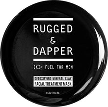 Load image into Gallery viewer, RUGGED & DAPPER Detox Mineral Clay Facial Mask | Natural Acne & Age Defense Treatment for Men- 5.5 Oz
