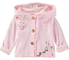 Load image into Gallery viewer, Calvin Klein Baby Girls' 3 Pieces Hooded Jacket Set, Barely Pink/Stripes/Snow White, 24M