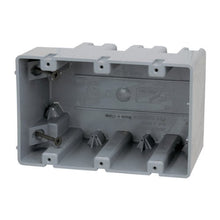 Load image into Gallery viewer, Madison Electric Products MSB3G Three Gang Device Box with Depth Adjustable, Heavy Duty 42lb