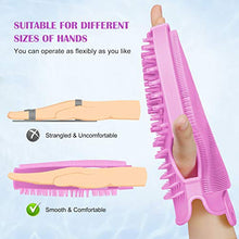 Load image into Gallery viewer, Exfoliating Silicone Body Scrubber - Shower Body Brush with Two Sides - Body Exfoliator Brush for Massage and Foam