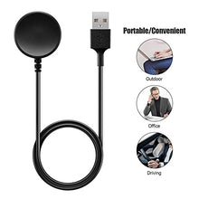 Load image into Gallery viewer, Galaxy Watch 5/4/3 Charger EMallee USB A Charging Dock for Samsung Galaxy Watch5 Pro Watch4 Classic Watch3 Active Active2 Accessories 2 Pack