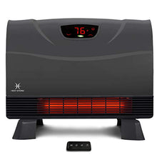 Load image into Gallery viewer, Heat Storm Phoenix HS-1500-PHX, Infrared Space Heater with Attachable Feet, Remote Control, Energy Efficient-750-1500 Watts, Gray Floor or Wall