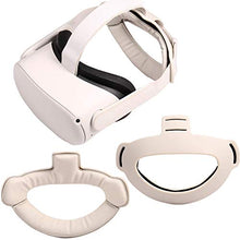 Load image into Gallery viewer, Topcovos Head Pad for Oculus Quest 2 Headband Gravity Pressure Reducing Head Pad Cushion Designed for Oculus Quest 2 Headset Accessories with Comfortable PU Leather Surface & Soft Foam Pad