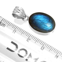 Load image into Gallery viewer, 925 Sterling Silver Pendant Natural Labradorite Handmade Jewelry