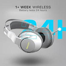 Load image into Gallery viewer, ROCCAT Elo 7.1 Air PC Wireless Gaming Headset, Surround Sound Headphones with Detachable Noise Cancelling Microphone, 50mm Drivers, 24 Hr Battery Life, RGB Lighting, White