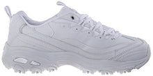Load image into Gallery viewer, Skechers Sport Women's D'Lites Memory Foam Lace-up Sneaker,White Silver,8 W US