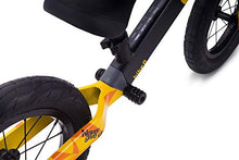 Load image into Gallery viewer, Bike8 Red Dot Desgin Award Winner high-end racing/performance balance bike/push bikes for kids with aluminum frame and super light pneumatic tire (black blue,12 inch for 2 to 5 years toddler 85-130cm)