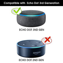 Load image into Gallery viewer, Silicone Case for Amazon Echo Dot 3rd Generation, Smart Speaker Cover Protective Holder Skin Sleeve Stand Light Weight Soft Shockproof Cases Accessories Protector-Glow Blue