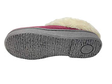 Load image into Gallery viewer, Clarks Womens Faux Fur Lined Clog Slippers Warm Cozy Indoor Outdoor Plush Slipper for Women (8, Burgundy)