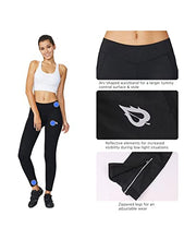 Load image into Gallery viewer, BALEAF Women's Padded Bike Pants Leggings Cycling Tights Padding Leg Zipper Biking Bicycle Biker Riding Winter Gear Black Size M