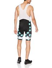 Load image into Gallery viewer, Nalini Bianchi Men's Victory Cycling Bibshorts, Black/Celeste Polka Dot, Large