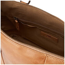 Load image into Gallery viewer, Frye womens Melissa Zip Shopper Tote Bag, Beige, One Size US