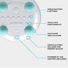 Load image into Gallery viewer, LittleHippo Mella Ready to Rise Children's Trainer, Alarm Clock, Night Light Sleep Sounds Machine (Arctic Blue), Standard