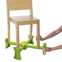 Load image into Gallery viewer, KABOOST Booster Seat for Dining Table, Green - Goes Under The Chair - Portable Chair Booster for Toddlers and Grown Ups