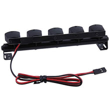 Load image into Gallery viewer, Hobbypark RC Car Light Bar Kit 5 LEDs Body Shell Roof Lights for 1/10 RC Crawler Car Truck Accessories