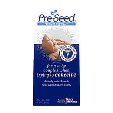 Load image into Gallery viewer, Pre-Seed Fertility Friendly Lubricant, Lube for Women Trying To Conceive