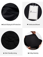 Load image into Gallery viewer, Lecieldusoir Women's Bathing Suit Shorts High Waist Swimsuit Shorts Bathing Suit Bottoms Lace Swimwear Bikini Boyshorts Black