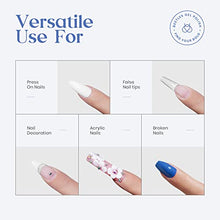 Load image into Gallery viewer, Beetles Medium Stiletto False Nails Tips 500Pcs &Nail Glue 3 pcs Clear Artificial False Nails Need Nail Glues for Acrylic Nail/Dip Powder Nails/Poly Nail Extension Gel Nail Art DIY Home