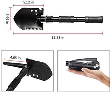 Load image into Gallery viewer, HeyUK Premium Ice Scraper Folding Mini Multi-Functional Snow Shovel for Car Ice Scraper Car Tires Frost and Snow Removal Survival Spade Emergency Garden Camping Tool