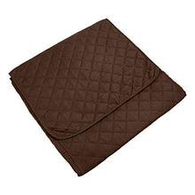 Load image into Gallery viewer, Home Details Quilted Reversible Furniture Protector Slipcover, Good for Dog Hair, Dust & Spills, Machine Washable, Recliner, Chocolate-Taupe