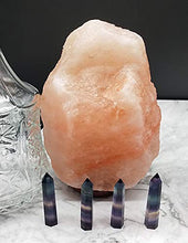 Load image into Gallery viewer, Luckeeper Healing Crystals| 2" Rainbow Fluorite Crystal Wands| 6 Faceted Reiki Chakra Meditation Therapy 4 Pcs