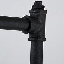 Load image into Gallery viewer, NIUYAO Industrial Style 60'' High Track Tree Floor Lamp Iron Cage 3 Lights Pipe LED Floor Light Fixture Black 409434