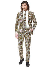 Load image into Gallery viewer, OppoSuits Men's The Jag Party Costume Suit, Brown, 48